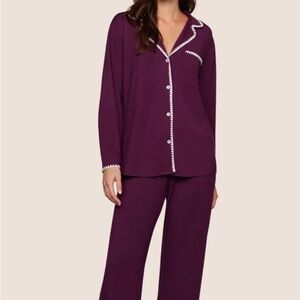 Eberjey Rich Plum Pajama Set
